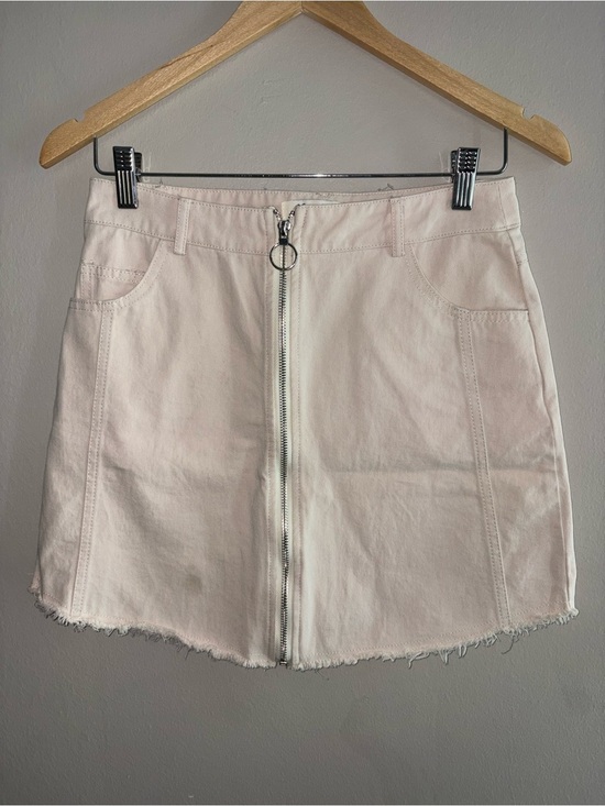 She + Sky Dresses & Skirts - She + Sky - Front-Zip Mini Skirt